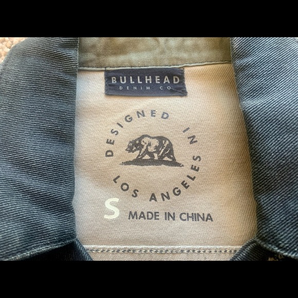 Pacsun Bullhead Black Denim Trucker Jacket - Small - Picture 3 of 8